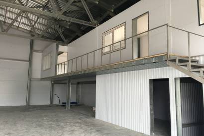 Быстровозводимые здания — Автосервис грузового транспорта — фото